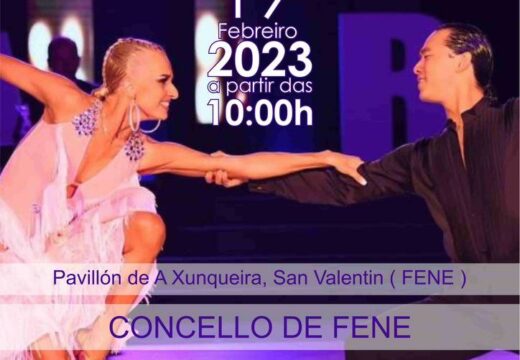 San Valentín acolle este domingo o X Trofeo de Baile Deportivo “Concello de Fene”